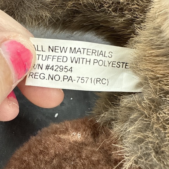 Exclusive Vaughn Grey Otter Plush Stuffed Animal 12" Tall - Picture 7 of 8